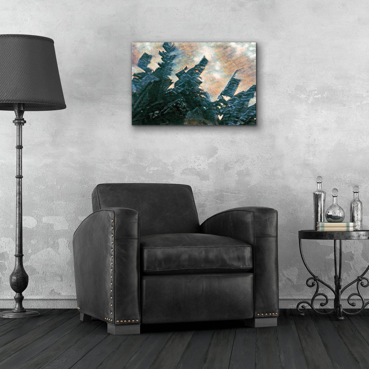 Cabana View Monet 2 by Alicia Longley - 24x16 acrylic wall art in a room