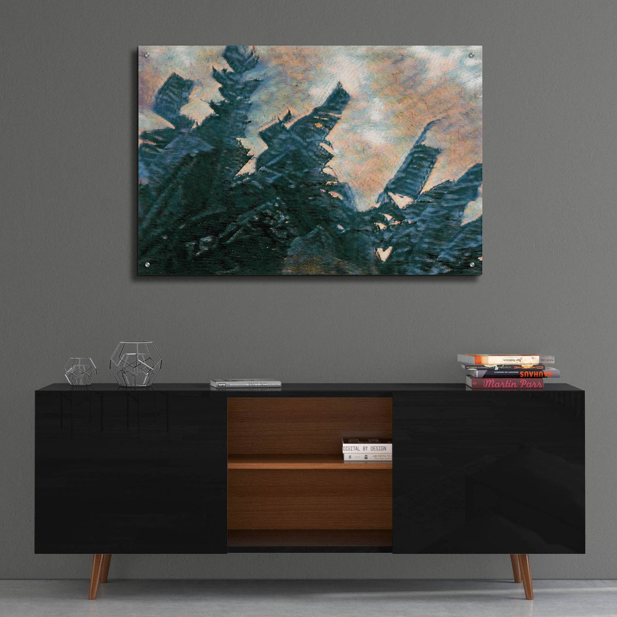 Cabana View Monet 2 by Alicia Longley - 36x24 acrylic wall art in a room
