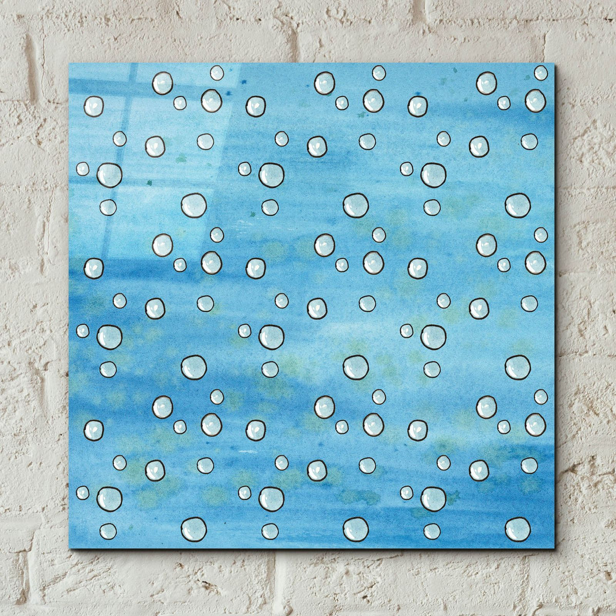 Cute Sea Creatures Collection 1 by Alicia Longley - 12x12 acrylic wall art in a room