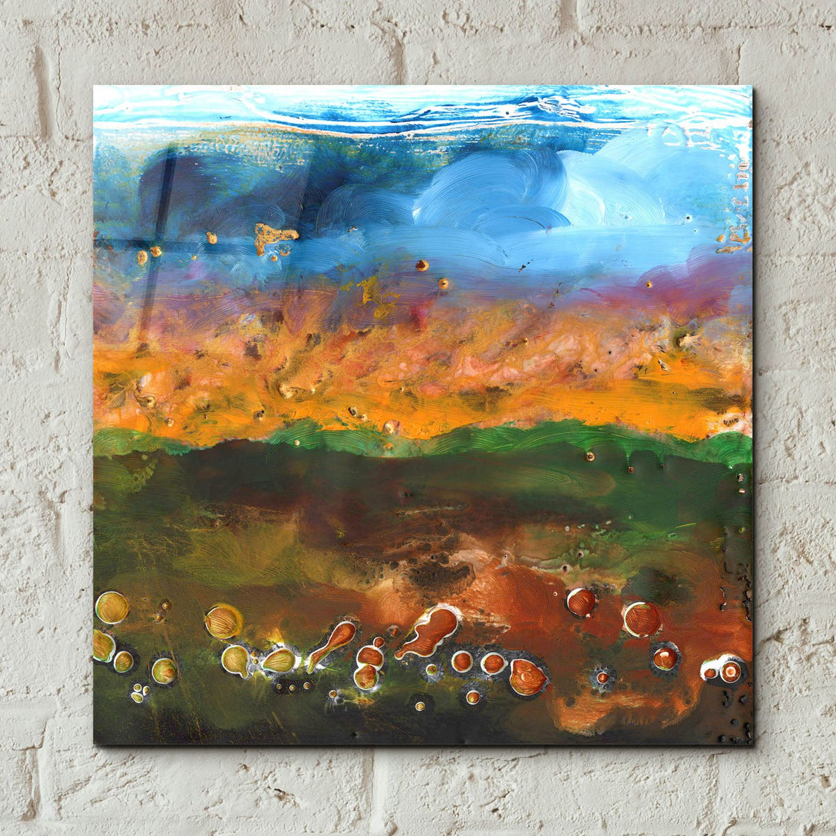 Fable 1 by Alicia Longley - 12x12 acrylic wall art in a room