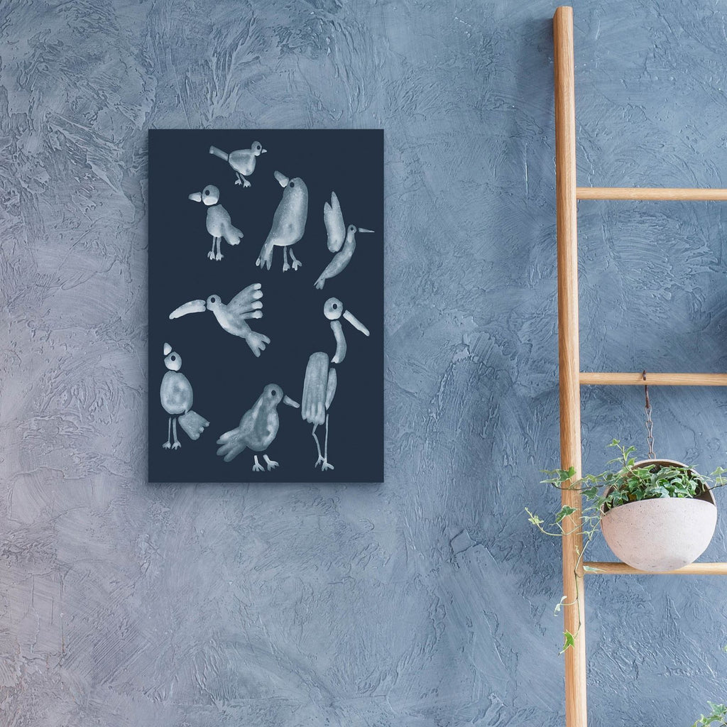 Flock 2 by Alicia Longley - 16x24 acrylic wall art in a room
