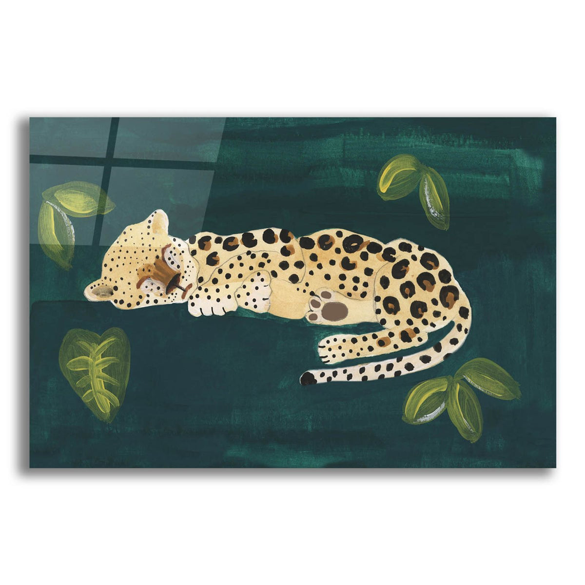 Lethargic Leopard 2 by Alicia Longley acrylic glass wall art