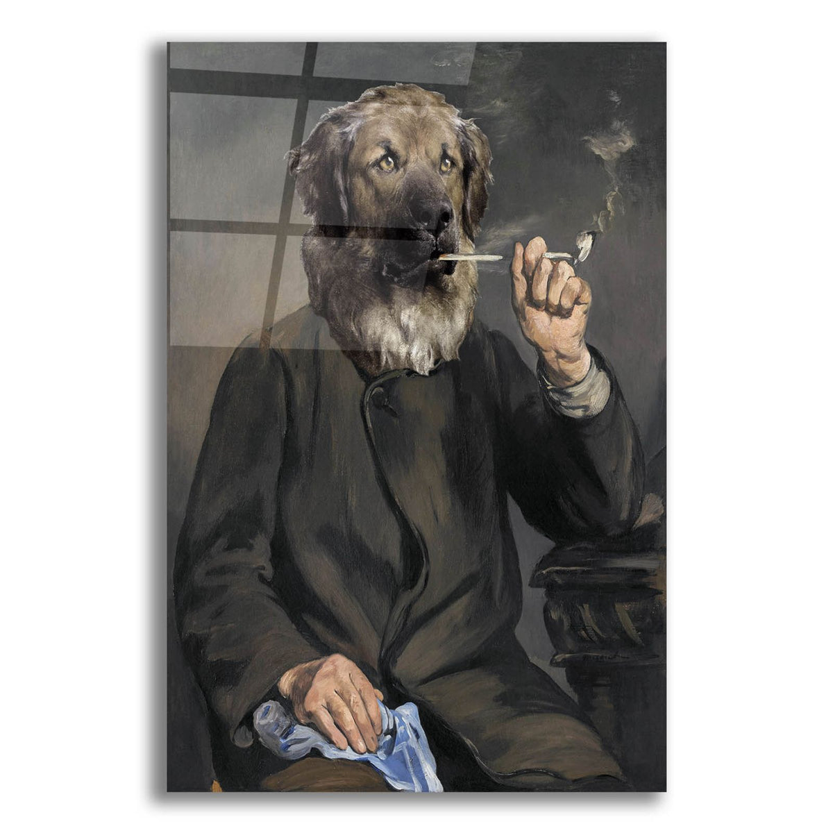Animal Human Portraits 1 by Alicia Longley acrylic glass wall art