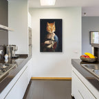 Animal Human Portraits 2 by Alicia Longley - 24x36 acrylic wall art in a room
