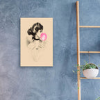 Victorian Ladies Misbehaving 1 by Alicia Longley - 16x24 acrylic wall art in a room