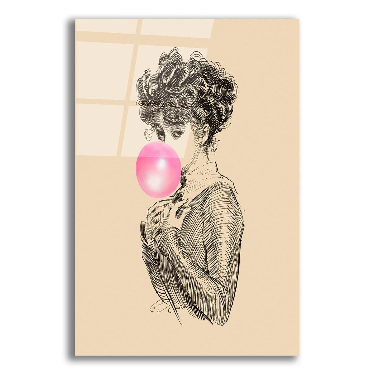 Victorian Ladies Misbehaving 2 by Alicia Longley acrylic glass wall art