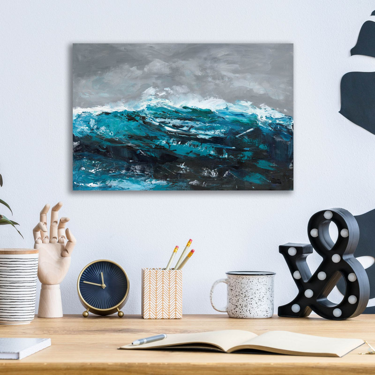 Indian Ocean 1 by Alicia Longley - 16x12 acrylic wall art in a room