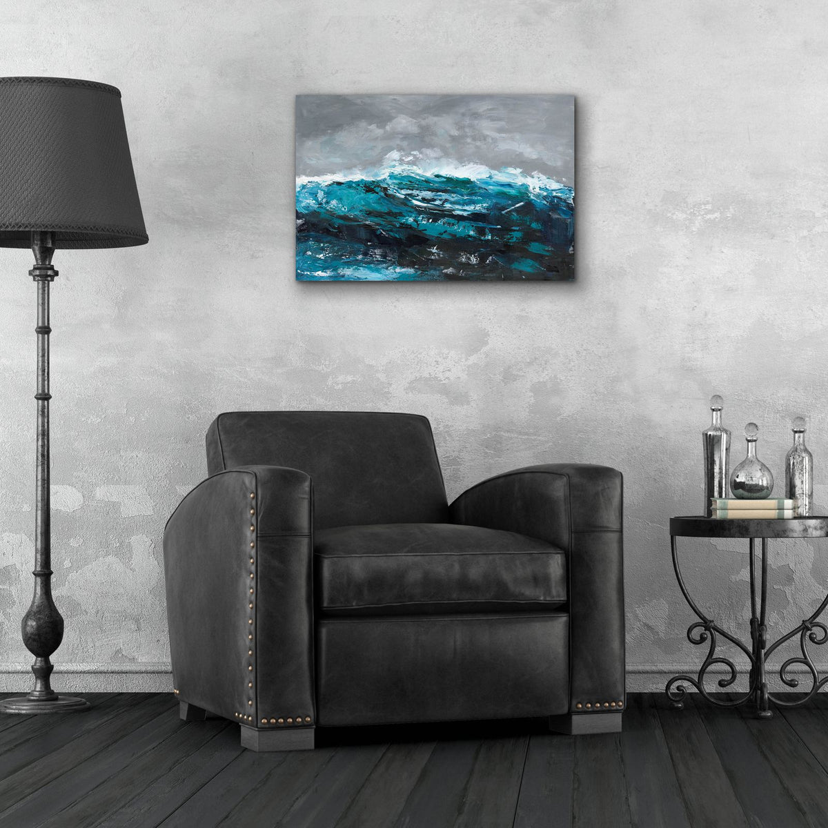 Indian Ocean 1 by Alicia Longley - 24x16 acrylic wall art in a room