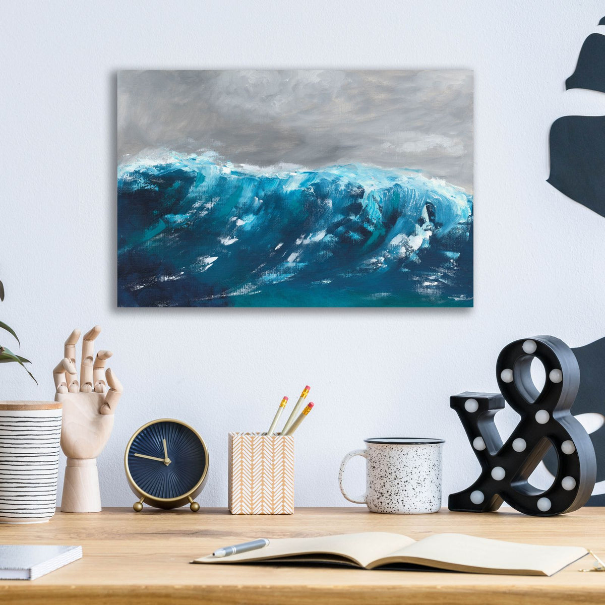Indian Ocean 2 by Alicia Longley - 16x12 acrylic wall art in a room