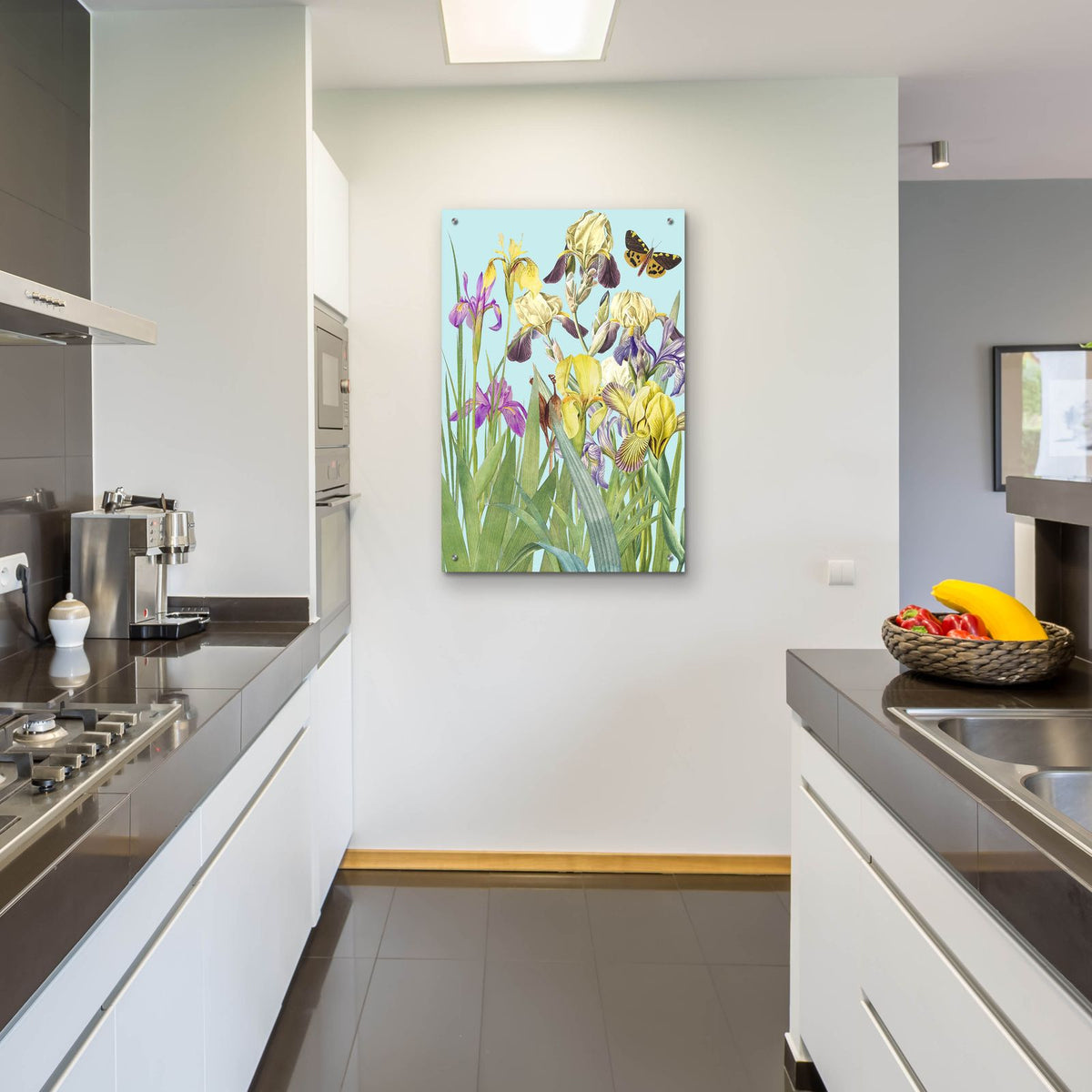 Iris Fantasy 2 by Alicia Longley - 24x36 acrylic wall art in a room