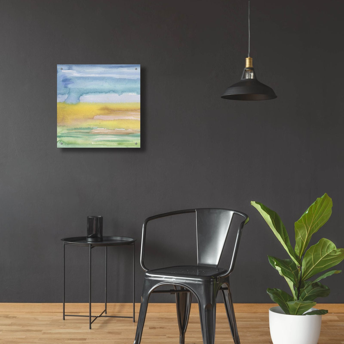 Morning Earth 1 by Alicia Longley - 24x24 acrylic wall art in a room