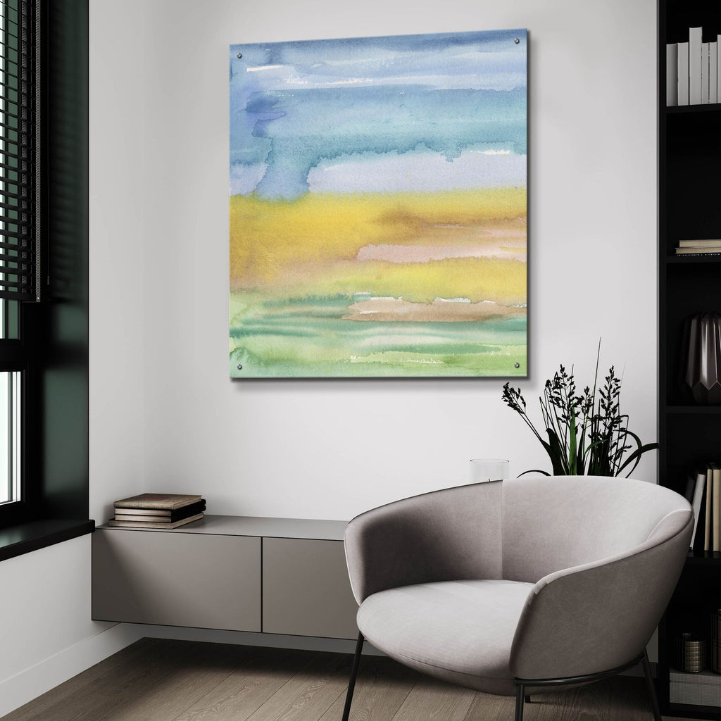 Morning Earth 1 by Alicia Longley - 36x36 acrylic wall art in a room
