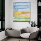 Morning Earth 1 by Alicia Longley - 36x36 acrylic wall art in a room
