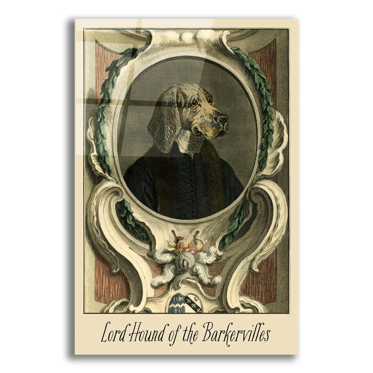 Royal Dog Portrait 6 by Alicia Longley acrylic glass wall art