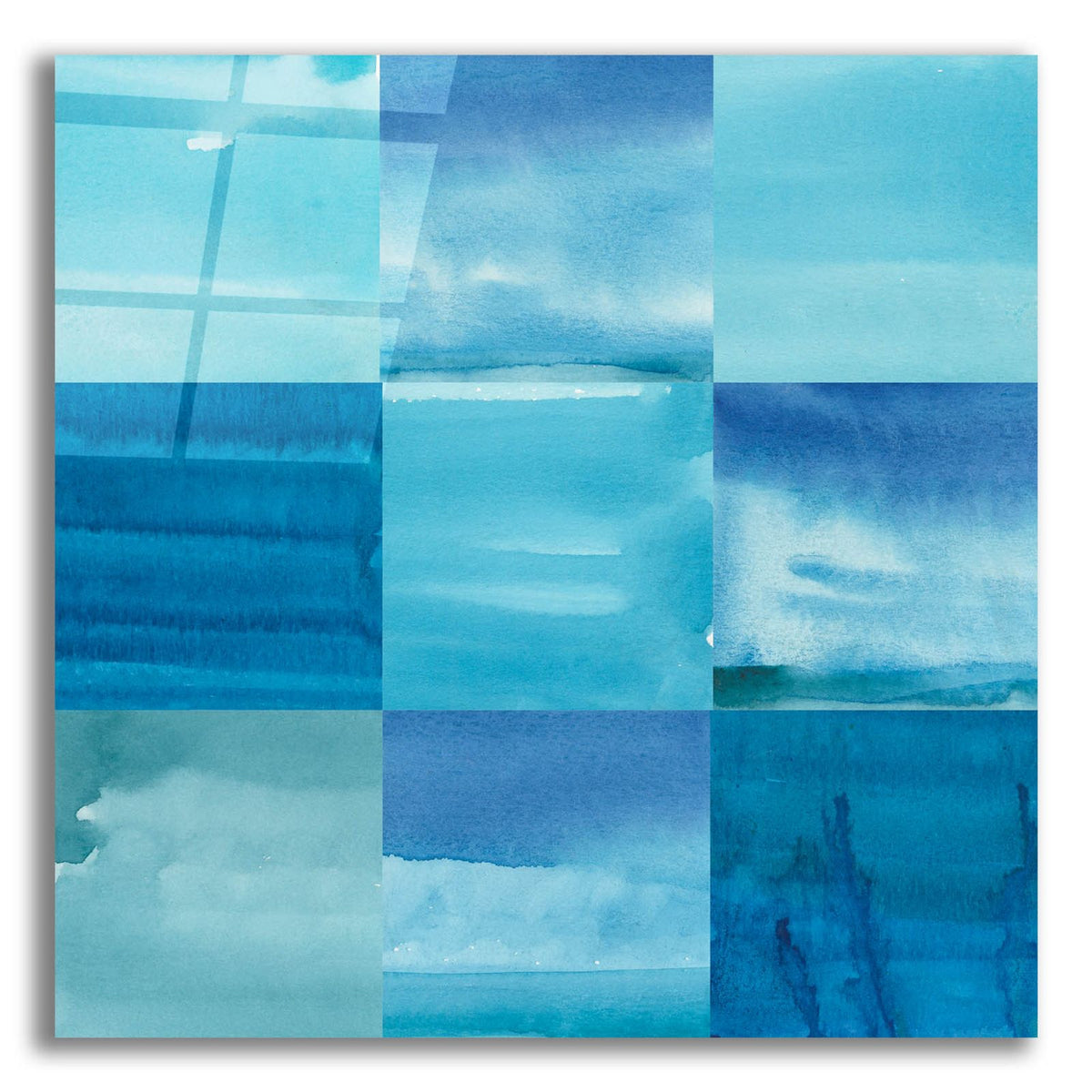 Blue Jean Blues 2 by Alicia Longley acrylic glass wall art