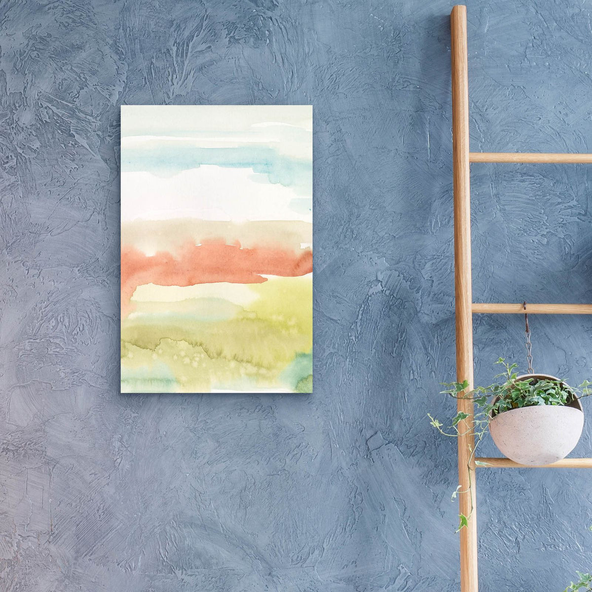 Blushing Sunrise 2 by Alicia Longley - 16x24 acrylic wall art in a room