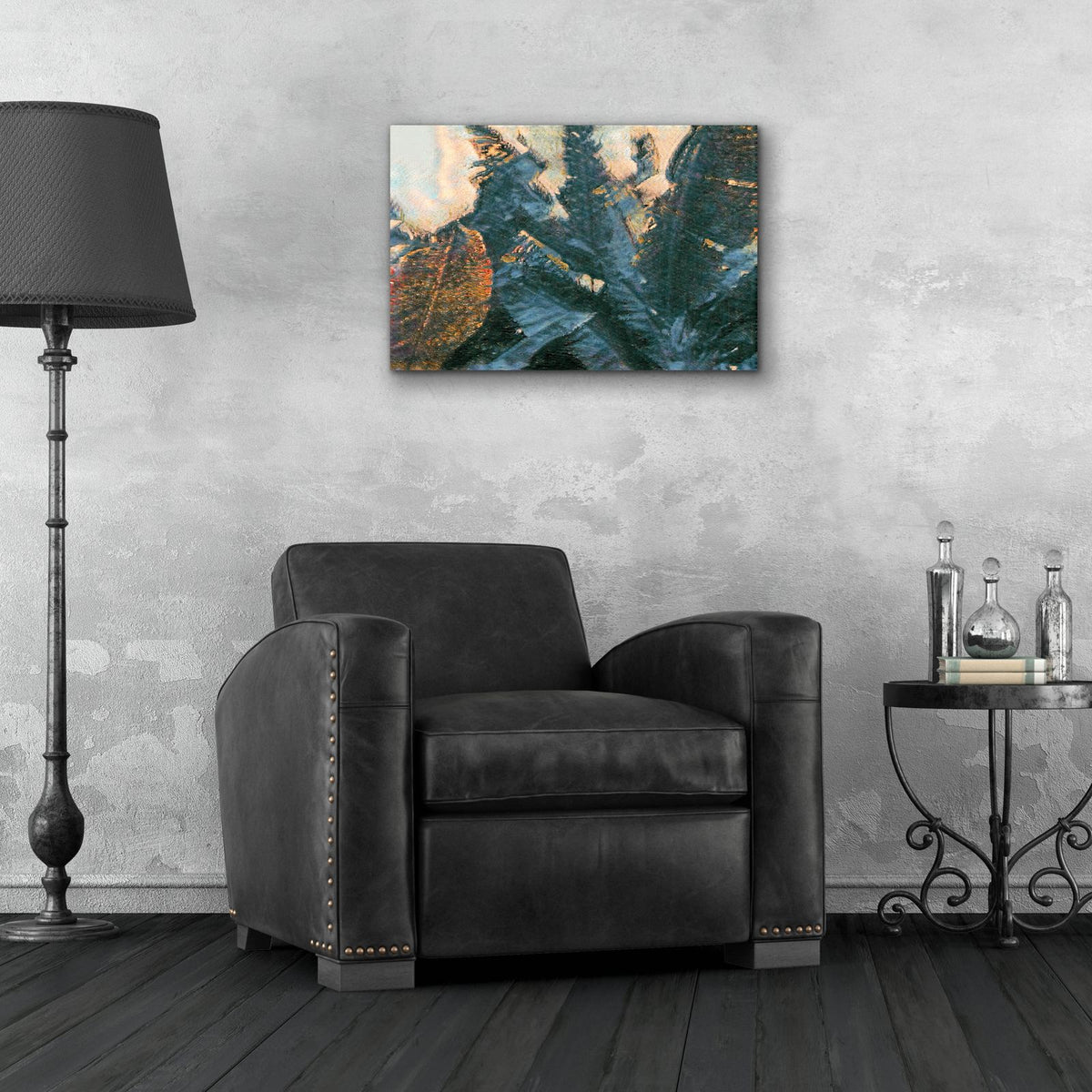 Cabana View Monet 1 by Alicia Longley - 24x16 acrylic wall art in a room