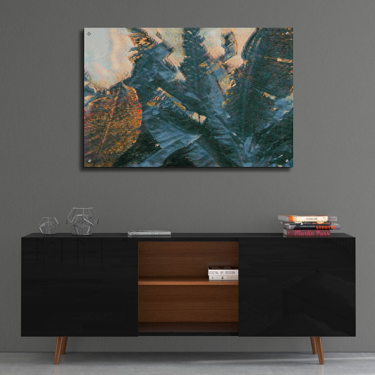 Cabana View Monet 1 by Alicia Longley - 36x24 acrylic wall art in a room