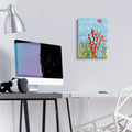 Cute Sea Creatures Collection B by Alicia Longley - 12x16 acrylic wall art in a room