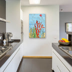 Cute Sea Creatures Collection B by Alicia Longley - 24x36 acrylic wall art in a room