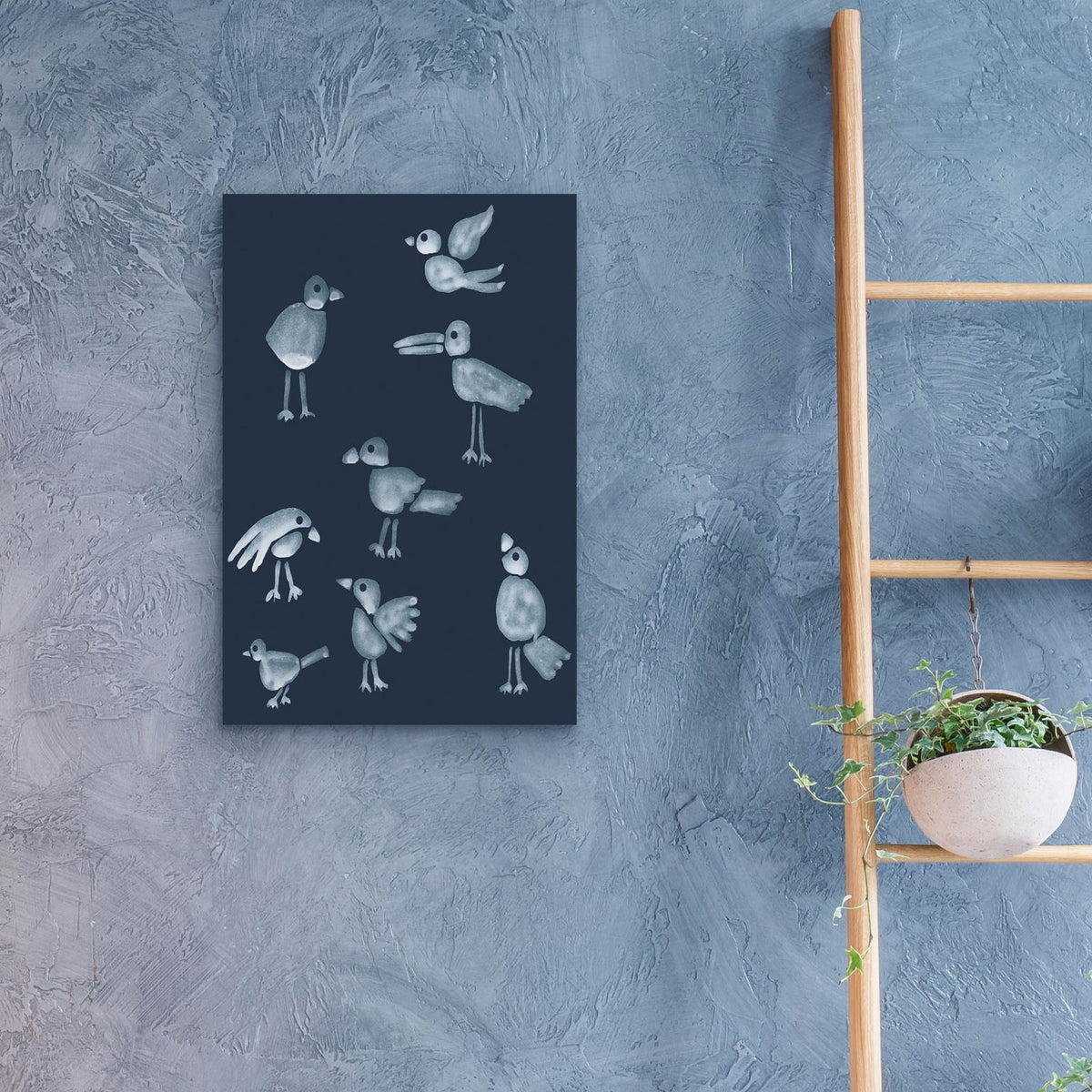 Flock 1 by Alicia Longley - 16x24 acrylic wall art in a room