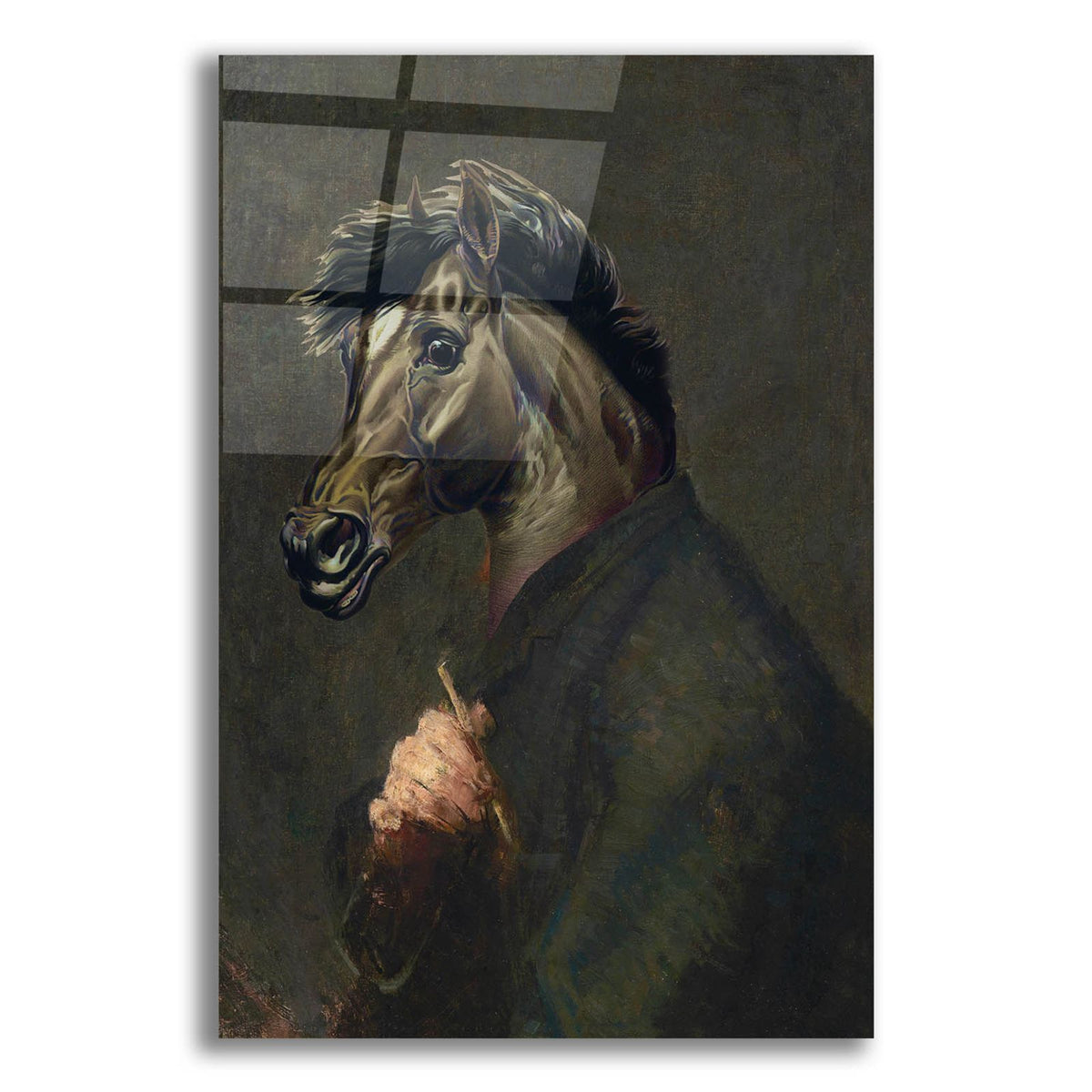 Horse & Cattle Humans 2 by Alicia Longley acrylic glass wall art