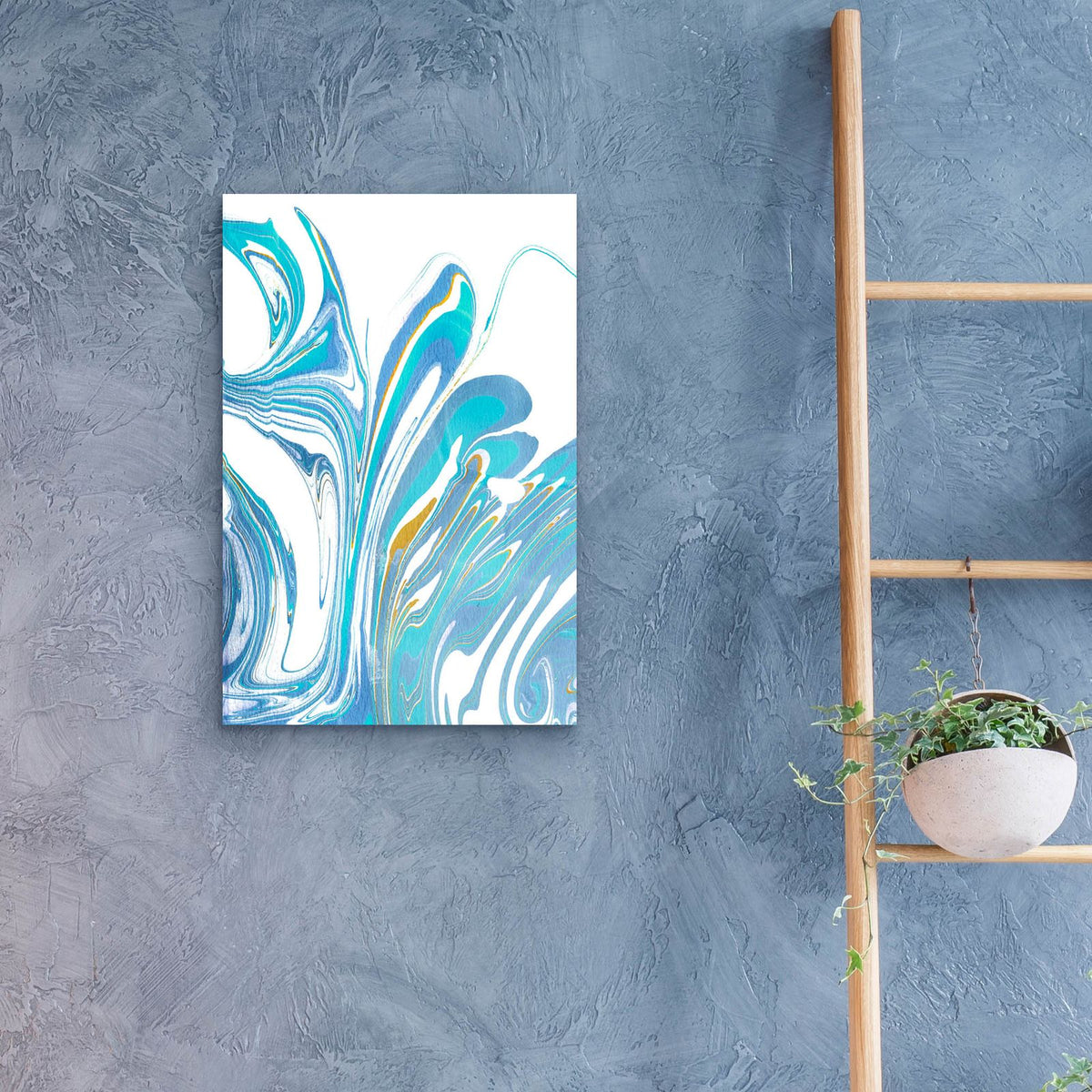 Galaxie 1 by Alicia Longley - 16x24 acrylic wall art in a room