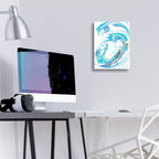 Galaxie 2 by Alicia Longley - 12x16 acrylic wall art in a room