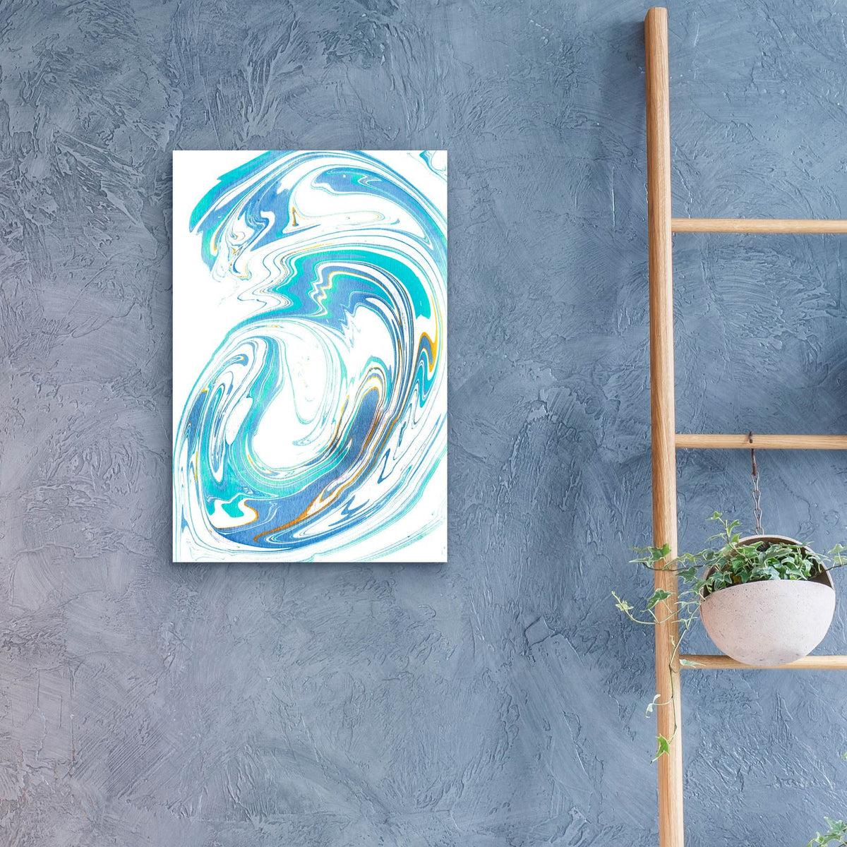 Galaxie 2 by Alicia Longley - 16x24 acrylic wall art in a room