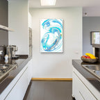 Galaxie 2 by Alicia Longley - 24x36 acrylic wall art in a room