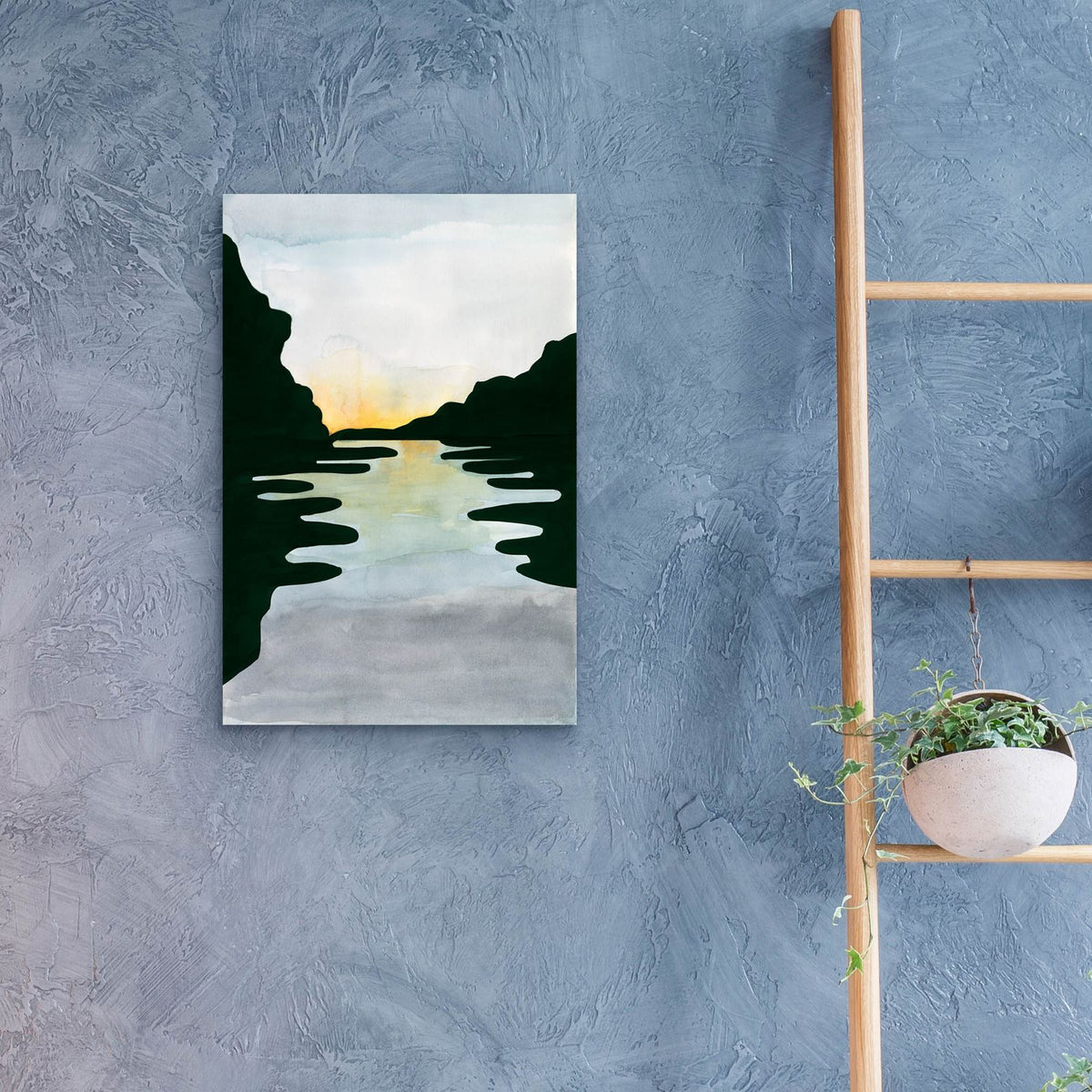 Elizabeth's River 1 by Alicia Longley - 16x24 acrylic wall art in a room