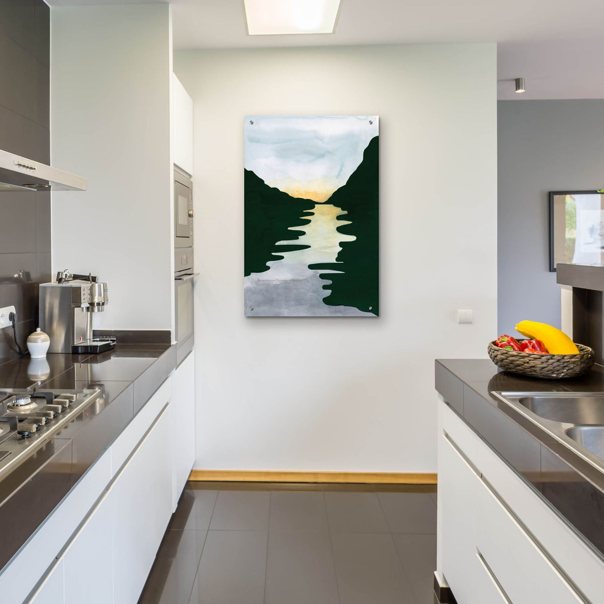 Elizabeth's River 2 by Alicia Longley - 24x36 acrylic wall art in a room