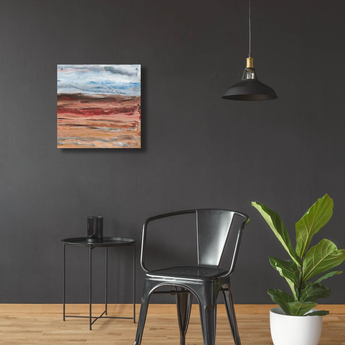 Mars 2 by Alicia Longley - 24x24 acrylic wall art in a room