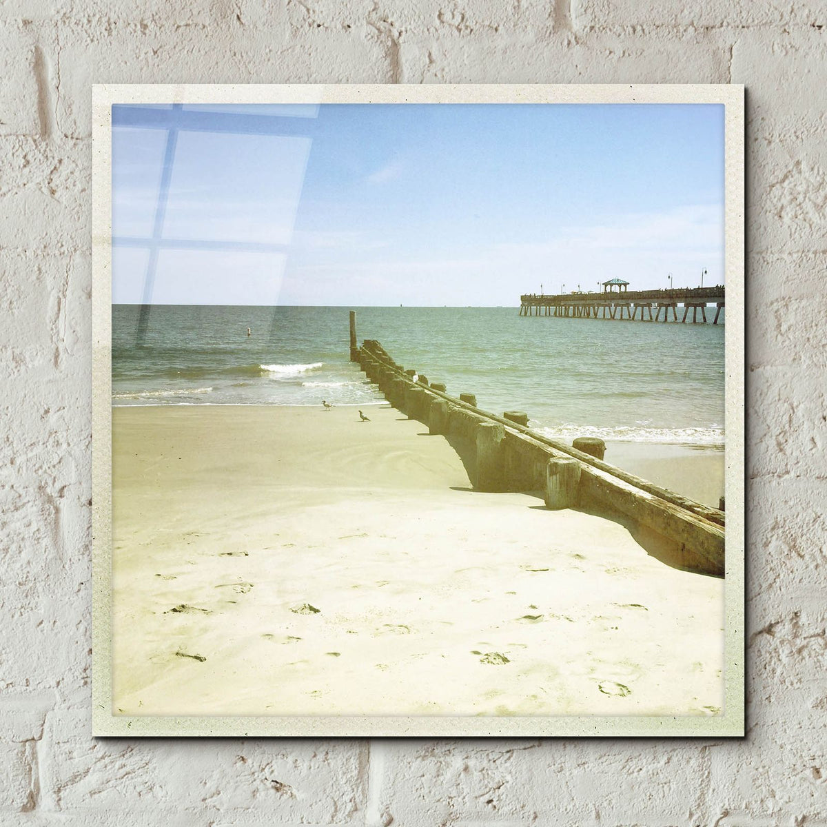 Bay View 3 by Alicia Ludwig - 12x12 acrylic wall art in a room