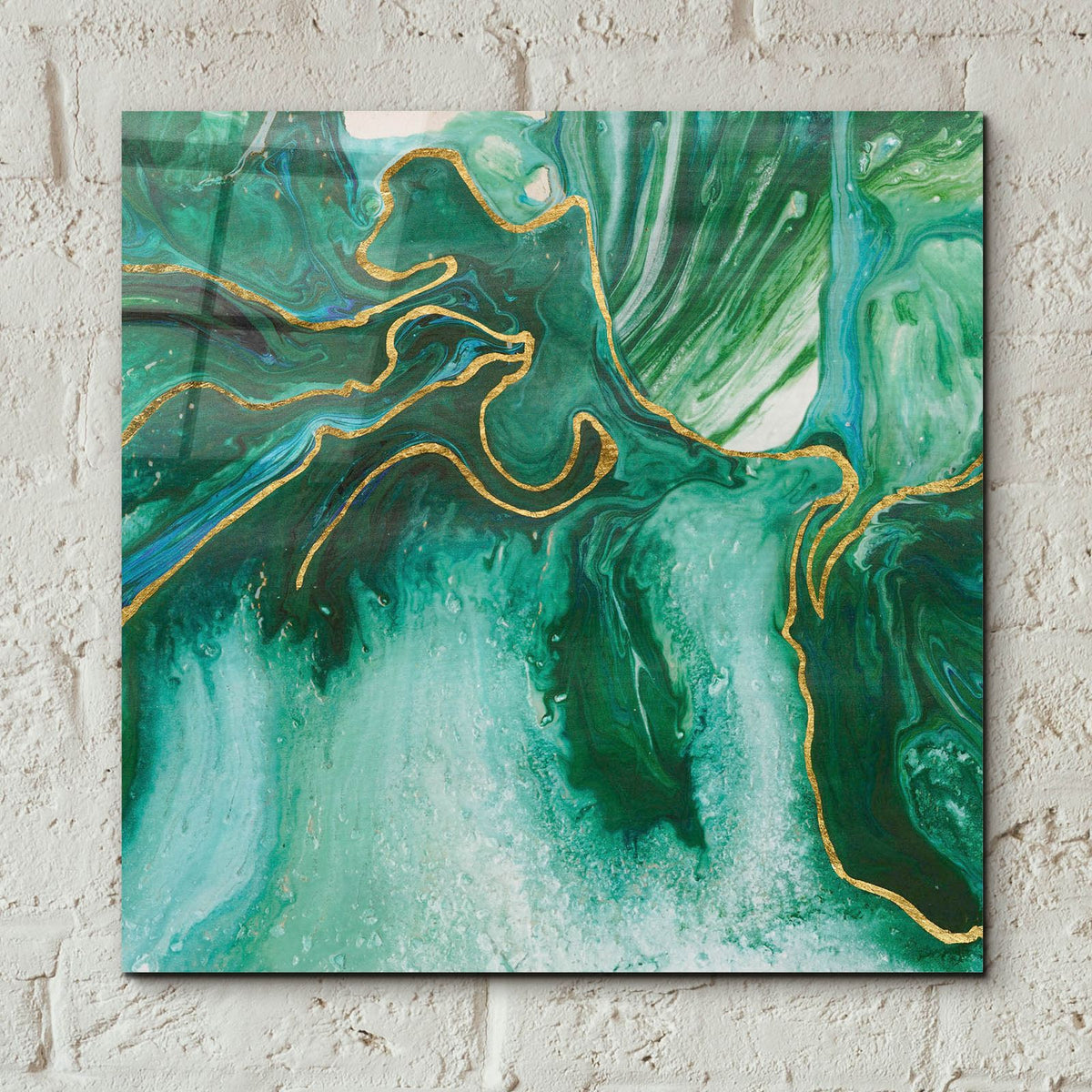 Embellished Amazonian 2 by Alicia Ludwig - 12x12 acrylic wall art in a room