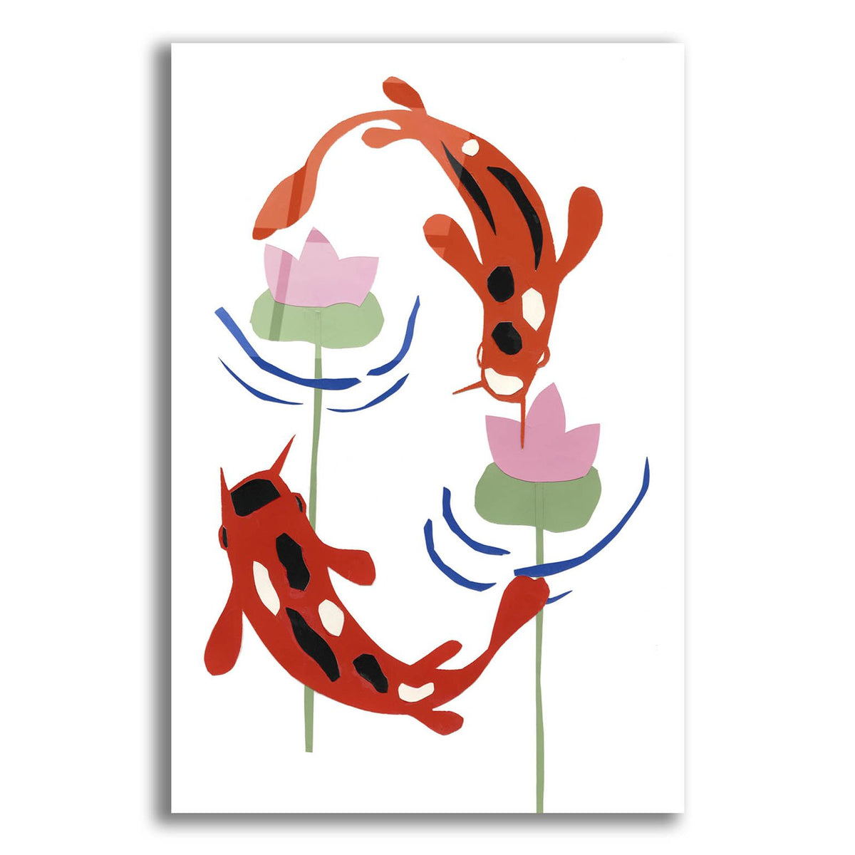 Koi Fantasy 1 by Alicia Ludwig acrylic glass wall art