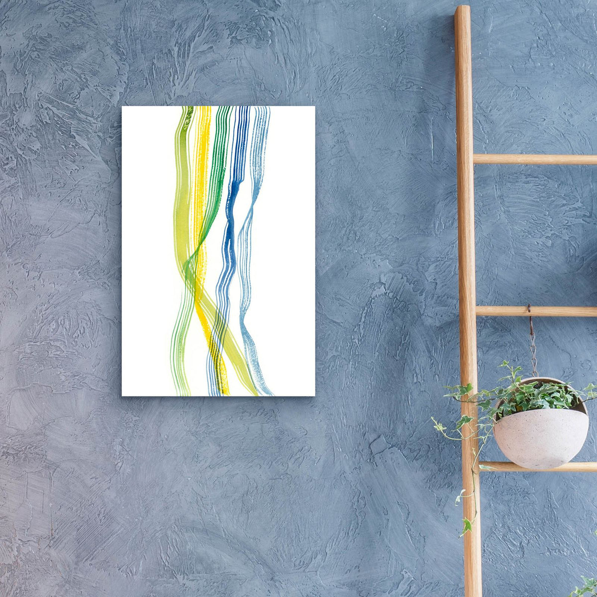 Ribboned 1 by Alicia Ludwig - 16x24 acrylic wall art in a room