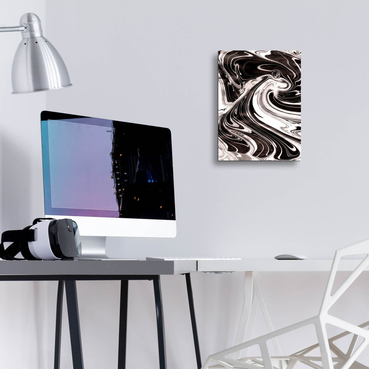 Yinyang 3 by Alicia Ludwig - 12x16 acrylic wall art in a room