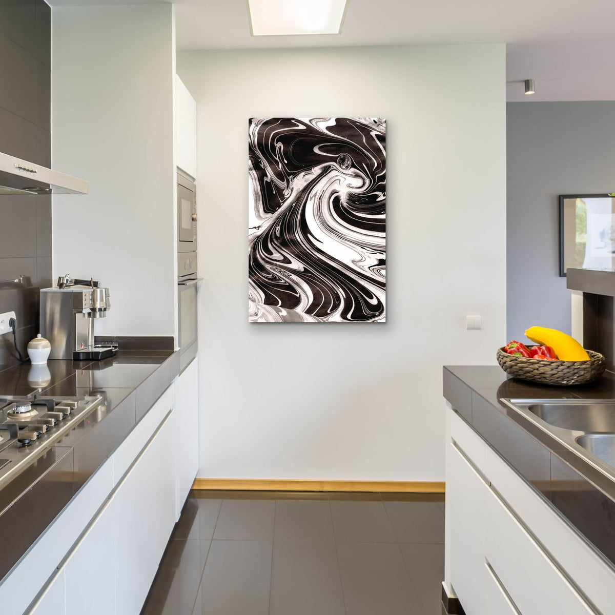 Yinyang 3 by Alicia Ludwig - 24x36 acrylic wall art in a room