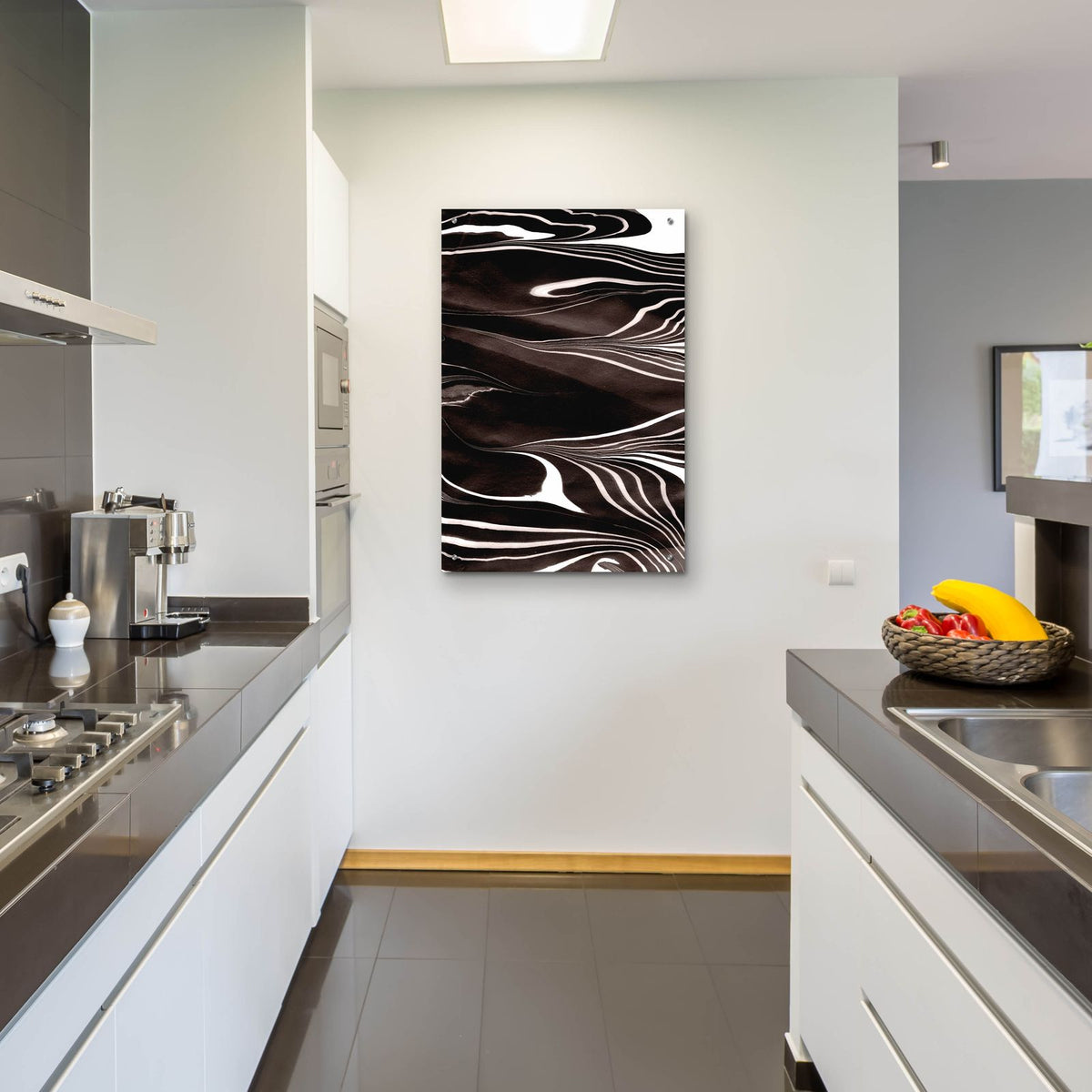 Yinyang 4 by Alicia Ludwig - 24x36 acrylic wall art in a room