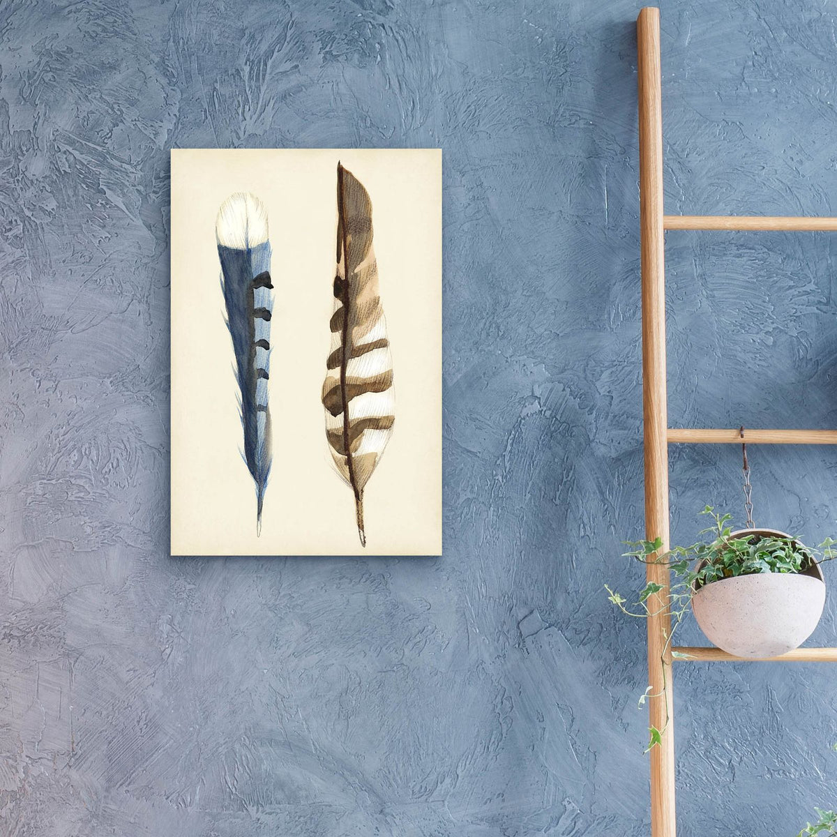 Plumage 3 by Alicia Ludwig - 16x24 acrylic wall art in a room