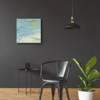 Waters Edge 3 by Alicia Ludwig - 24x24 acrylic wall art in a room