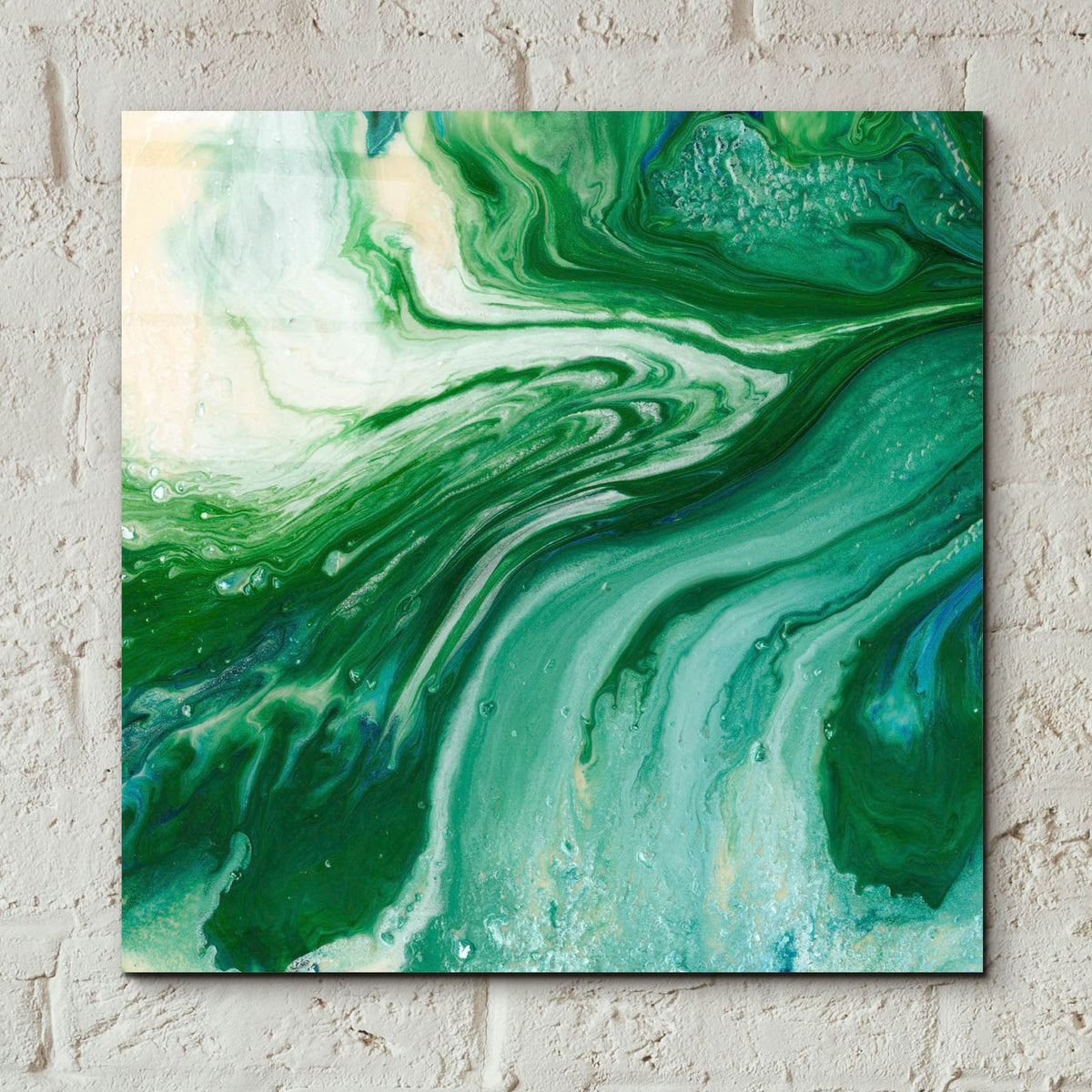 Amazonian 1 by Alicia Ludwig - 12x12 acrylic wall art in a room