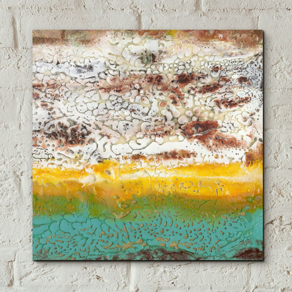 Arid 2 by Alicia Ludwig - 12x12 acrylic wall art in a room