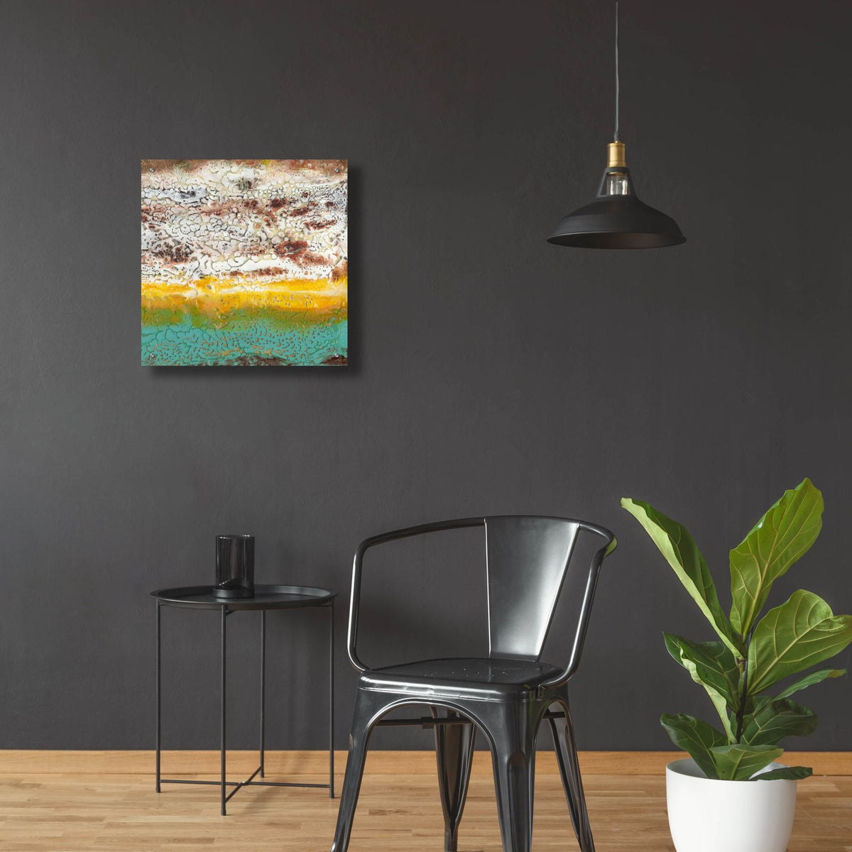 Arid 2 by Alicia Ludwig - 24x24 acrylic wall art in a room