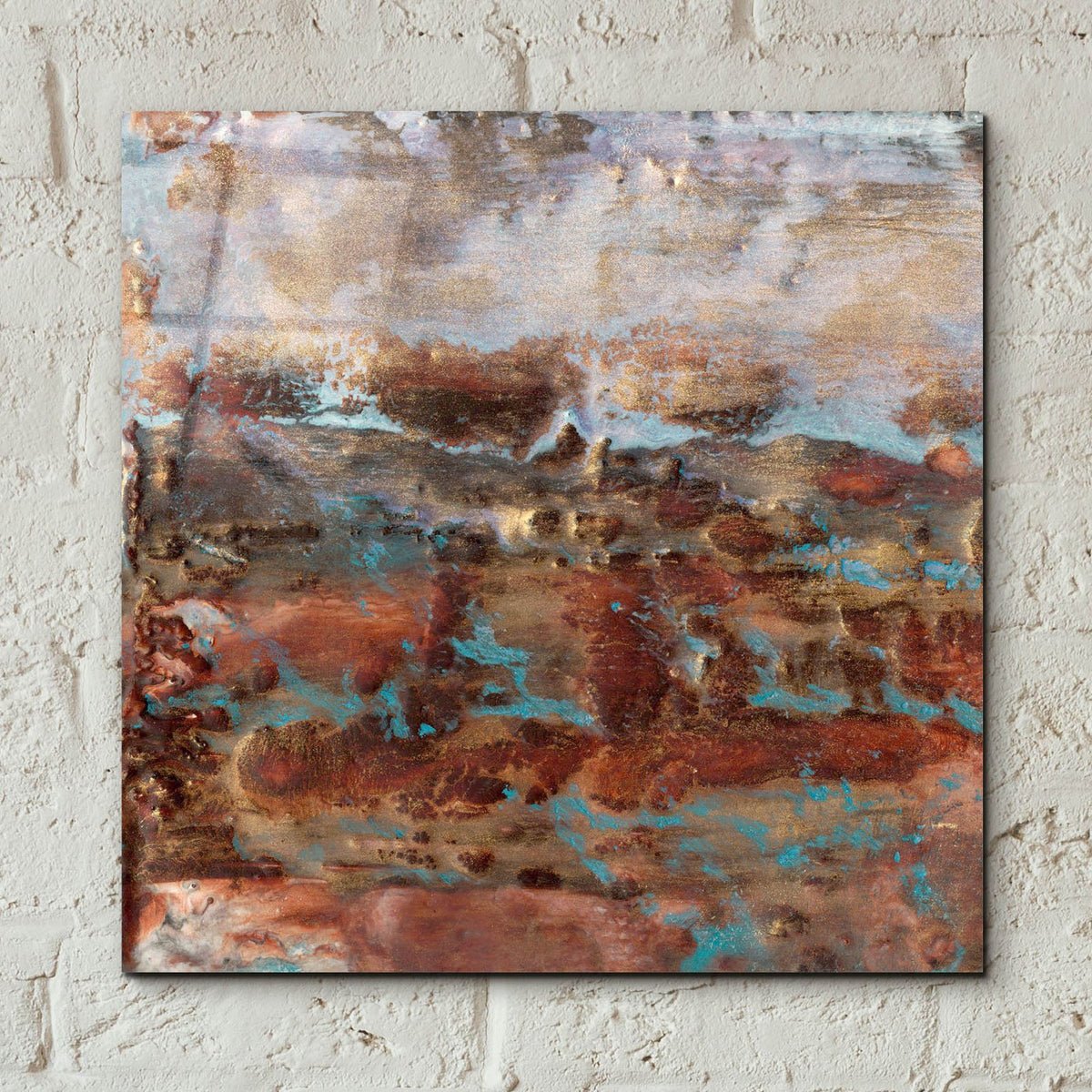Dusky Horizon 1 by Alicia Ludwig - 12x12 acrylic wall art in a room