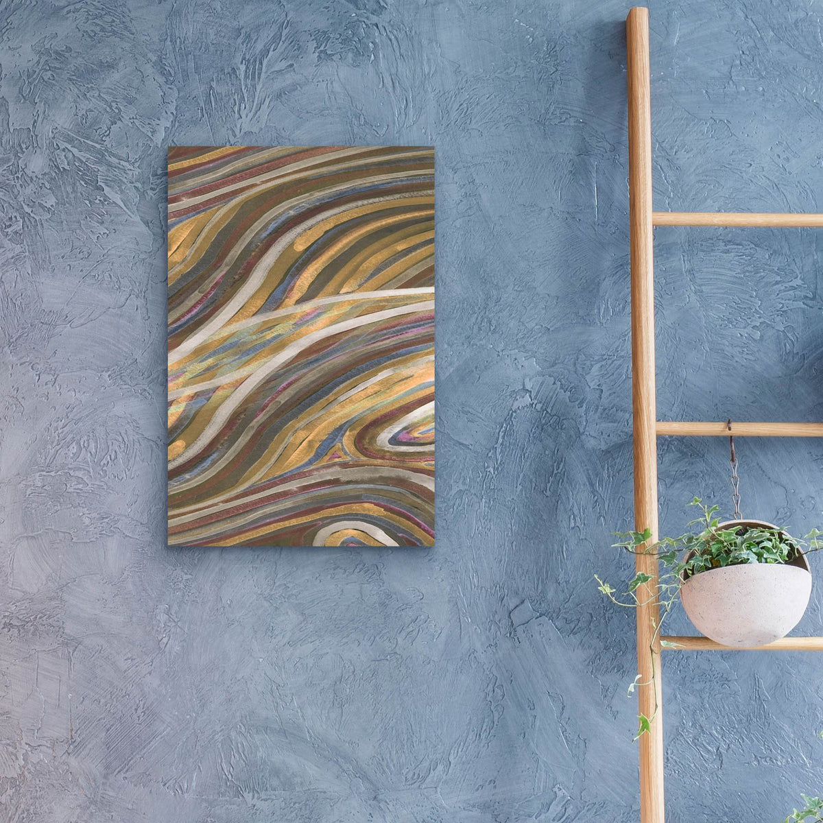 Mineral Overlay 2 by Alicia Ludwig - 16x24 acrylic wall art in a room