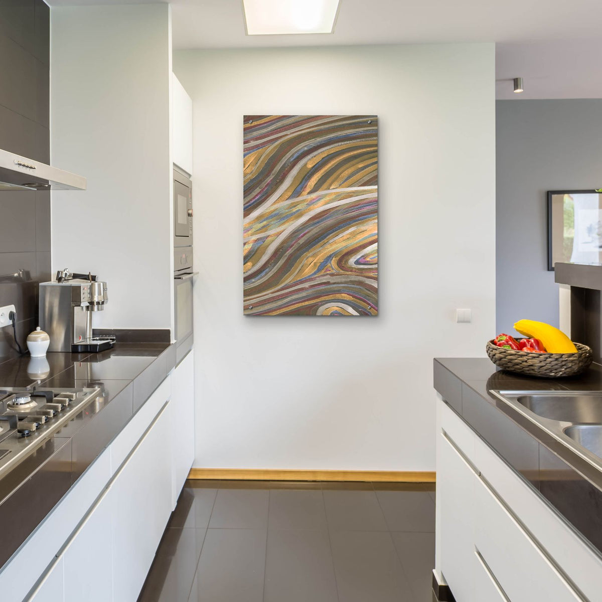 Mineral Overlay 2 by Alicia Ludwig - 24x36 acrylic wall art in a room