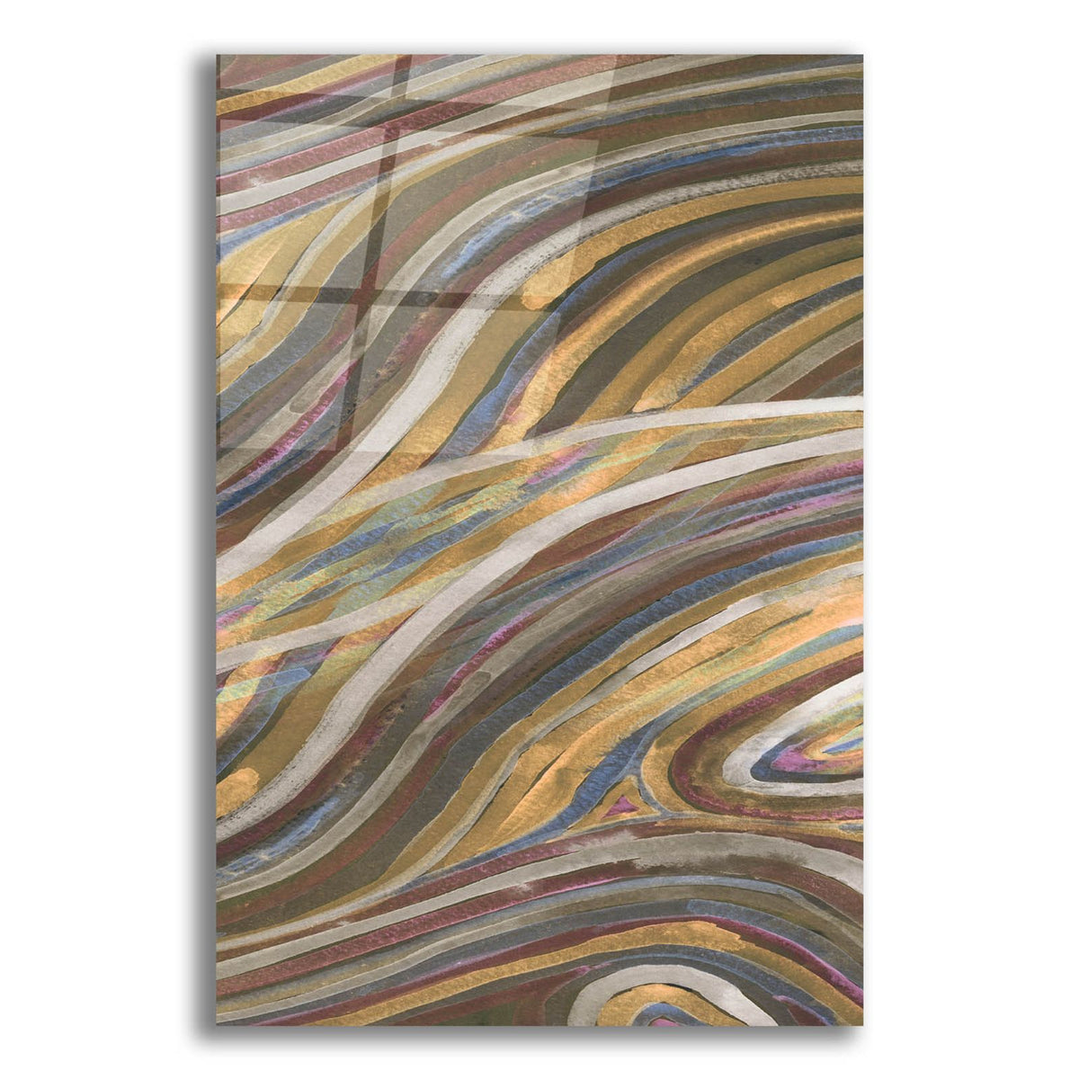 Mineral Overlay 2 by Alicia Ludwig acrylic glass wall art