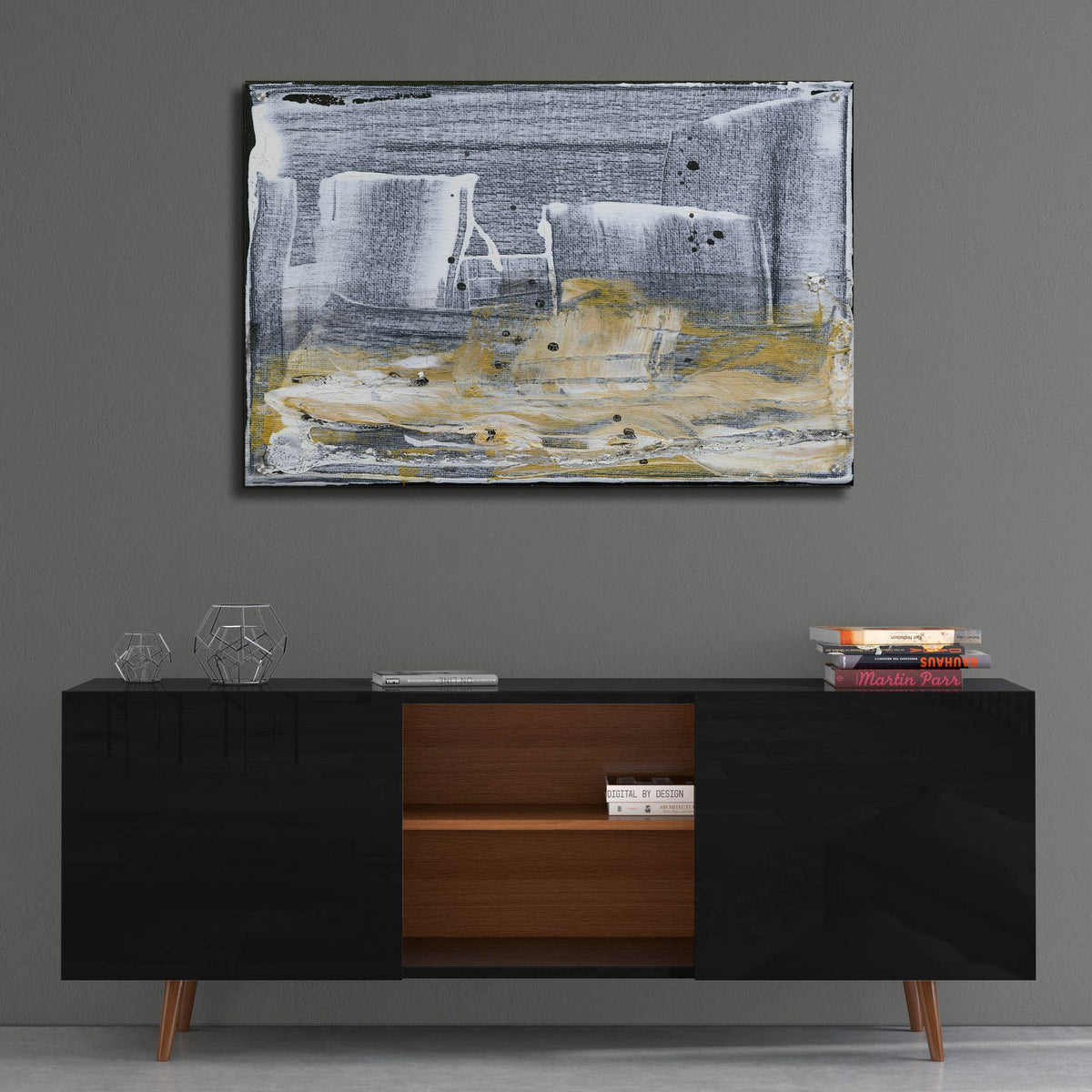 Solstice 2 by Alicia Ludwig - 36x24 acrylic wall art in a room